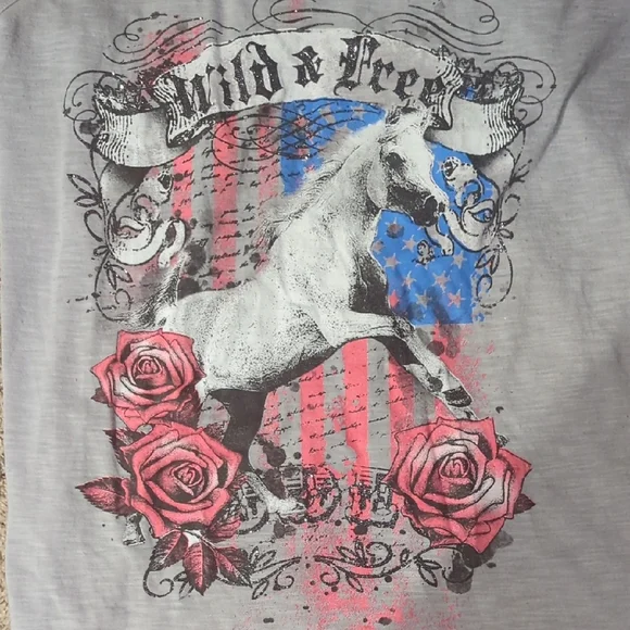 Women's Gray Graphic Tank Top - Picture 3 of 11